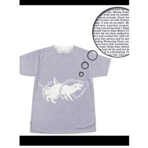 Litograph Tee "Oscar Wao"  40,000 Words Size Medium